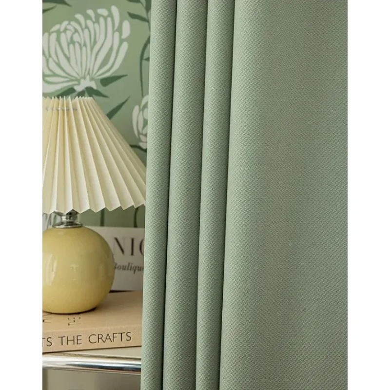 

Thickened Shower Fashion Custom Size New Light Luxury Modern Simple Home Garden Bedroom Living Room Balcony Curtain Shading