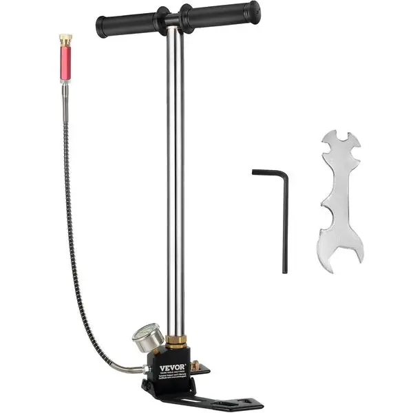 

Airgun PCP Pump 4500PSI High Pressure Hand Pump 3 Stage Pump Chamber PCP Air Pump