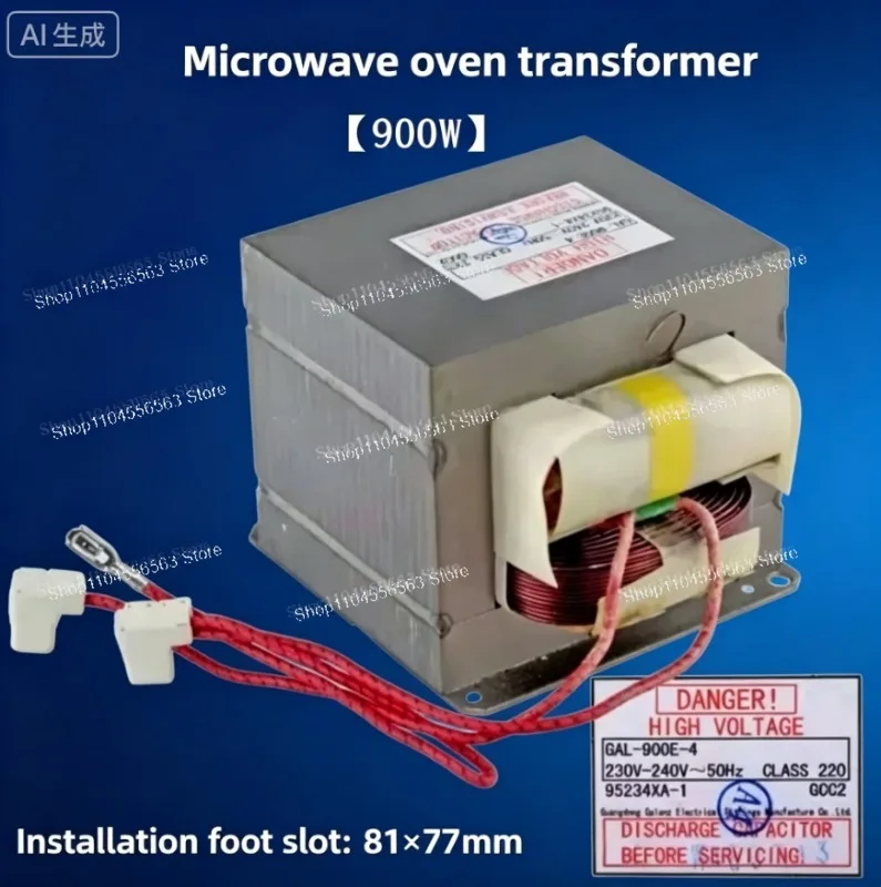 Transformador de Micro-ondas Original Novo: Compatível com o Modelo Galanz 900W GAL-900E-4