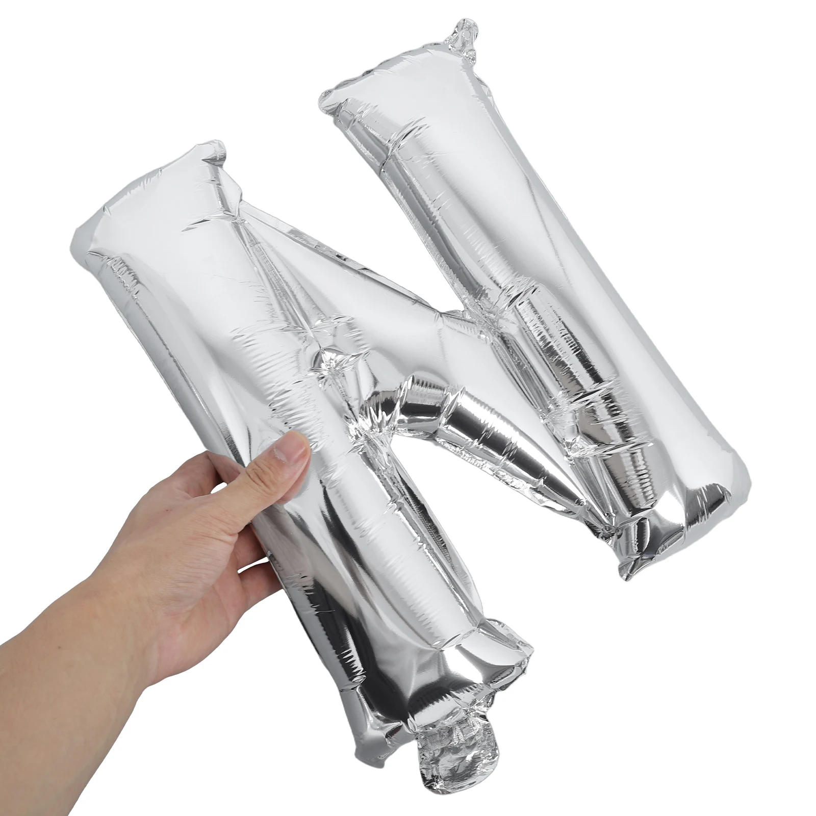 

Aluminum Film Set 16 Inch Happy Anniversary Letter Balloons For Wedding Party Decorative Balloons Silver