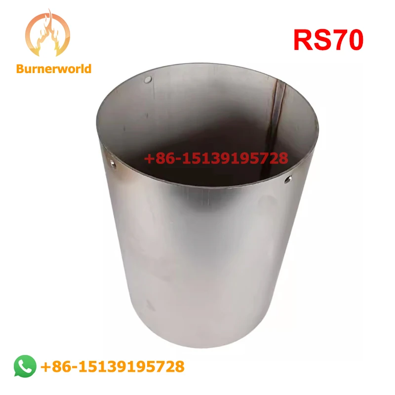 Riello Burner Flame Tube RS34 RS50 RS70 RS130 RS190 RS250 Stainless Steel  Combustion Cylinder