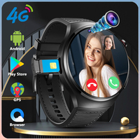 4G Net SIM Card Google Play Smart Watch 1.62-inch Cameras Video Call GPS Wifi Android Bluetooth Smartwatch Support Download APP