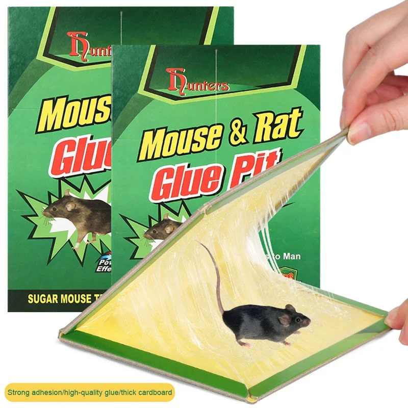 1-25pcs Glue Boards Non-Toxic Mouse Rat Insect Sticky Adhesive High Effective Rodent Rat Bugs Catcher Eco-Friendly for Indoors
