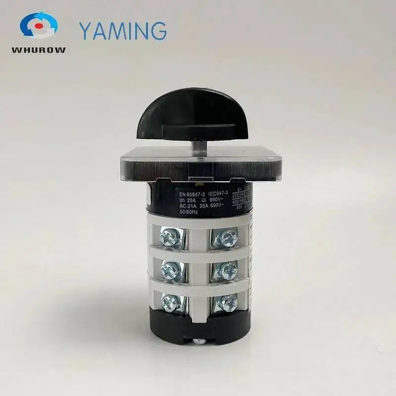 LW31 Changeover Switch YMZ12-20A Silver Contact 1-4 Poles Power Control Circuit Interuptor ON-OFF Multi Positions