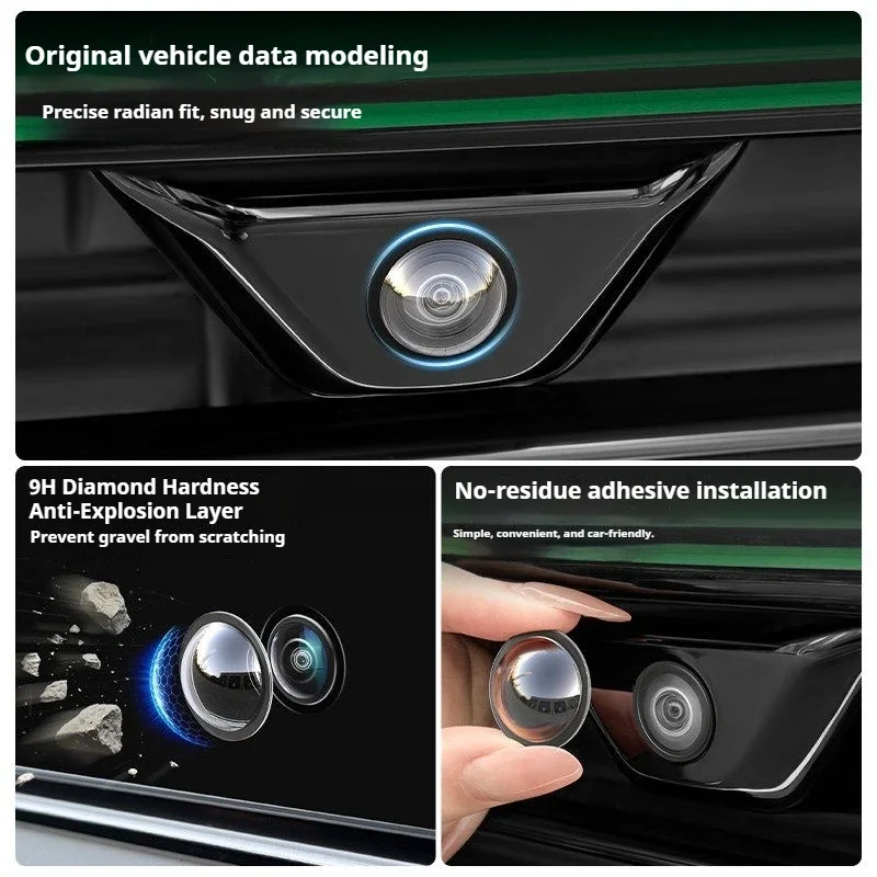 Für Zeekr001 009 007Zeekr X 7X9X Hochwertige Autokamera-Objektivschutzabdeckung 360-Grad-Ansicht Kratzfester Schutzüberzug Zubehör