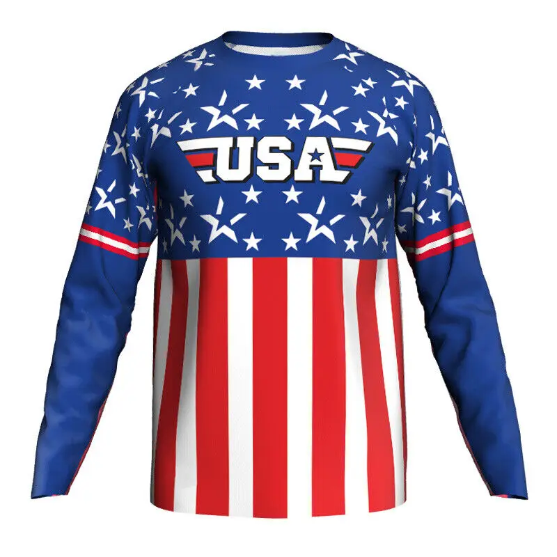 American Flag Streetwear Retro 3D Harajuku Print Men's Hip Hop Personalized Round Neck Long Sleeve Cool Daily Casual T-shirt Top