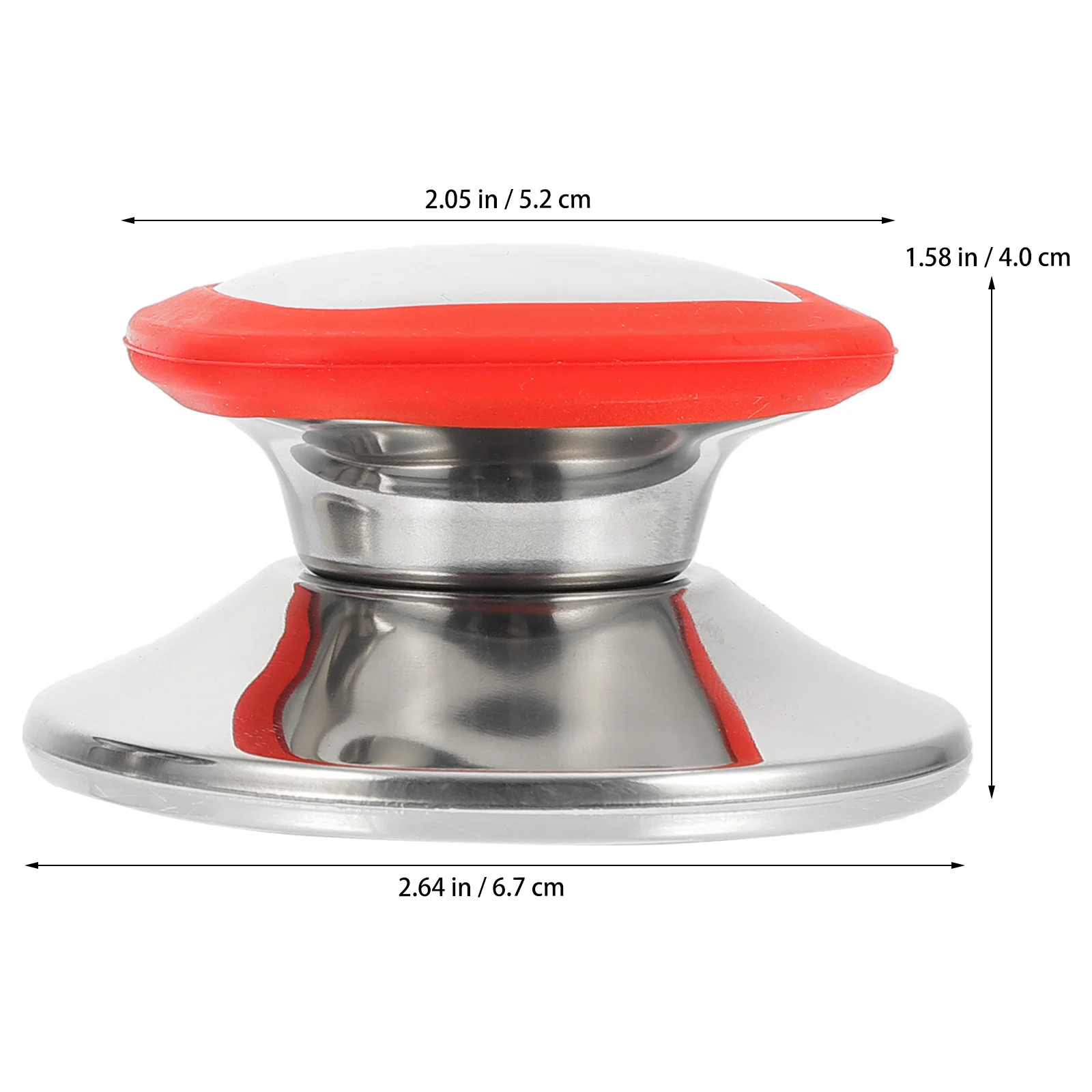 

2Pcs Upgraded Cookware Lid Knob Replacement Pan Cover Knob High Temperature Resistant Insulated Non-Rust Handle for Saucepan Pot