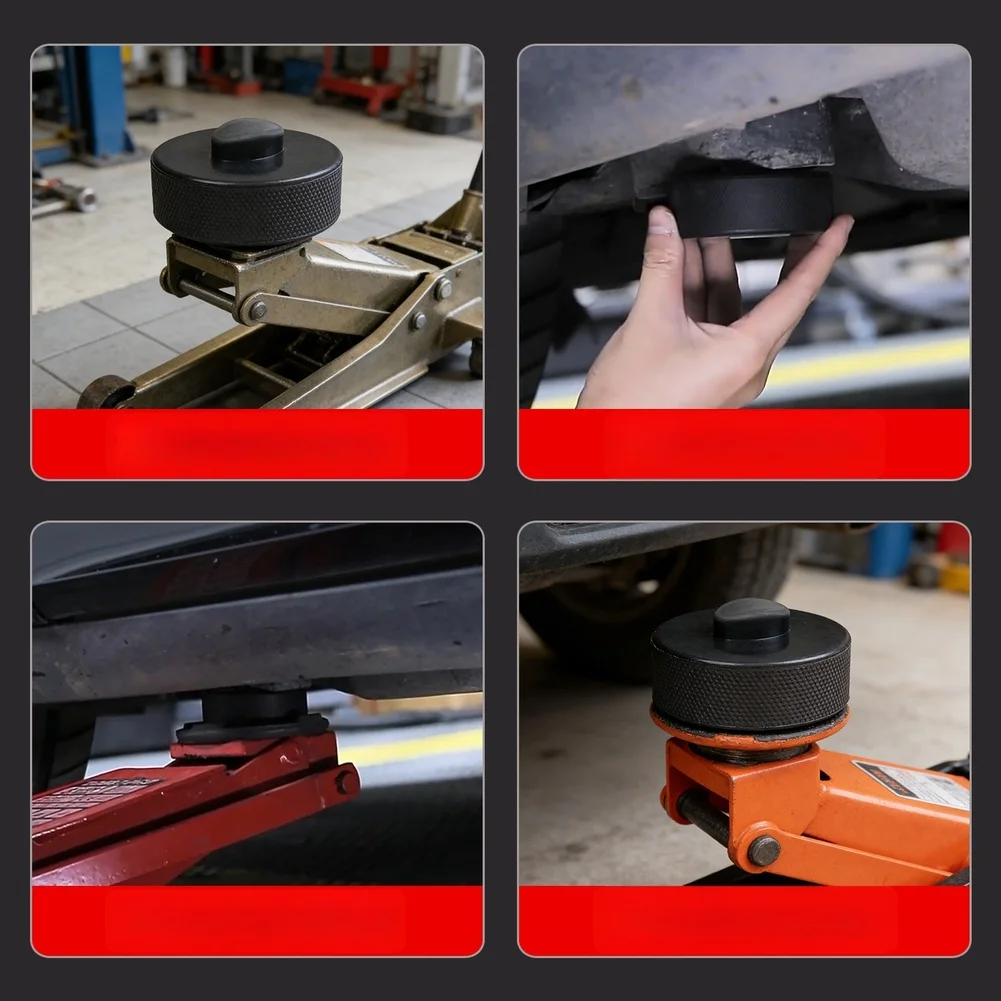 Vehicle Lifting Protection Rubber Jack Pad Lift Point Protector Long-lasting Rubber Jack Pad Auto Fastener Shock Absorption