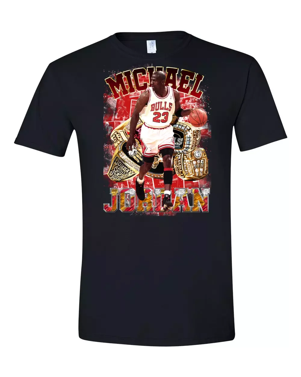 2025 Venta caliente Michael Jordan Champion Camisetas gráficas - Manga corta unisex - Talla S - Camiseta de algodón puro 3XL
