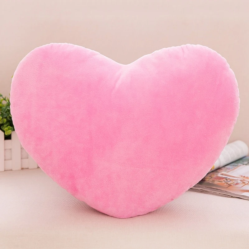 40cm Heart Decorative Throw Pillow PP Cotton Soft for Creative for Doll Lo