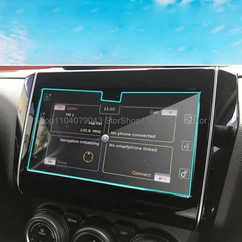 

Защитная пленка из закаленного стекла для Suzuki Swift 2020 2021, автомобильное радио, gps-навигация, аксессуары для защиты от царапин