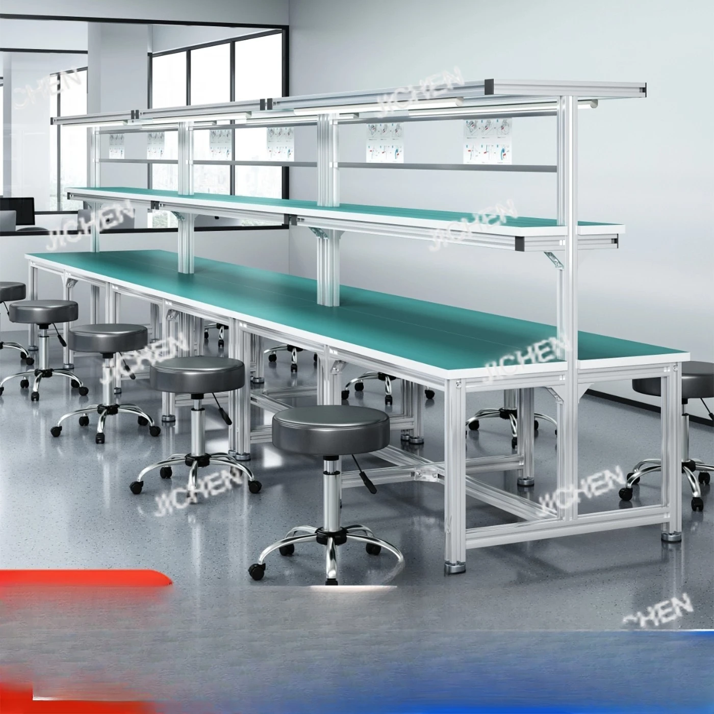 JC workbench assembly line operation bench aluminum profile workbench workshop