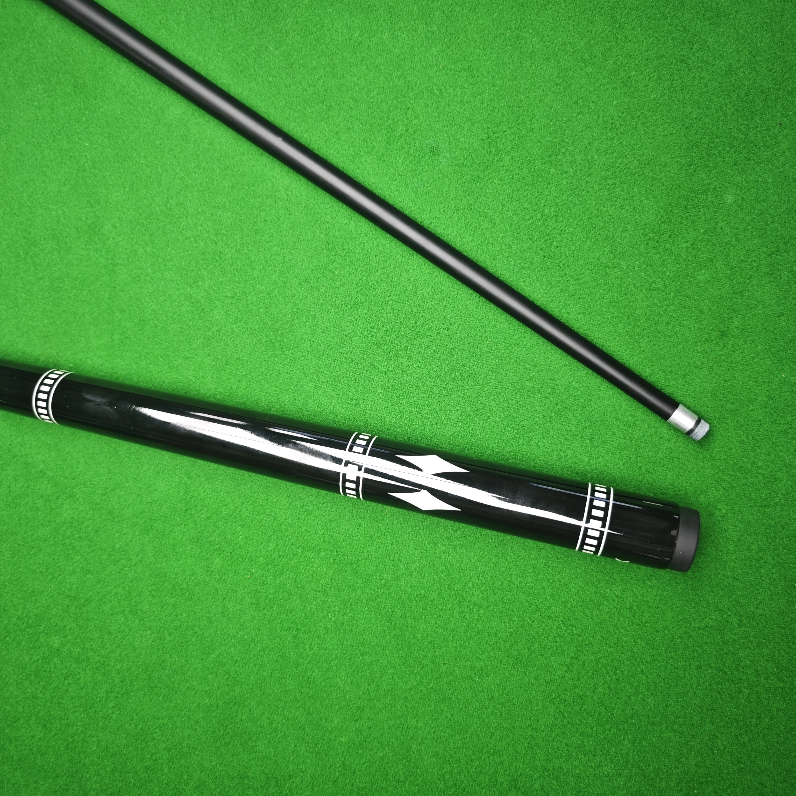 Pool Cue composto com ponta de couro multicamada, aderência e poder aprimorados para piscina americana e carom, 13mm