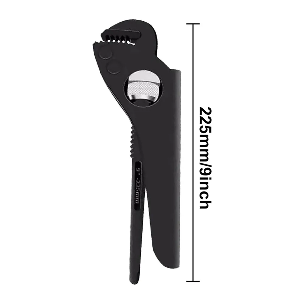 A25F-Adjustable Pipe Wrench- Versatile Plumbing Tool For Heating, Sink, Kitchen, Toilet For Nuts, Tap& Construction view 5