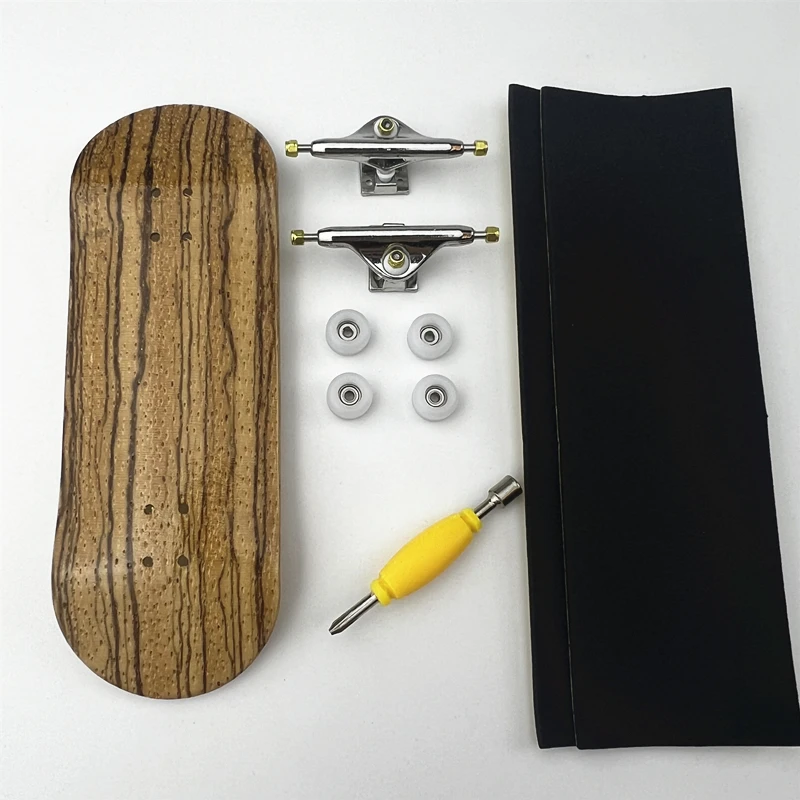 34mm Fingerboard Professional Handmade Deck Finger Skate Board Truck Mini CNC Skateboard Wheels