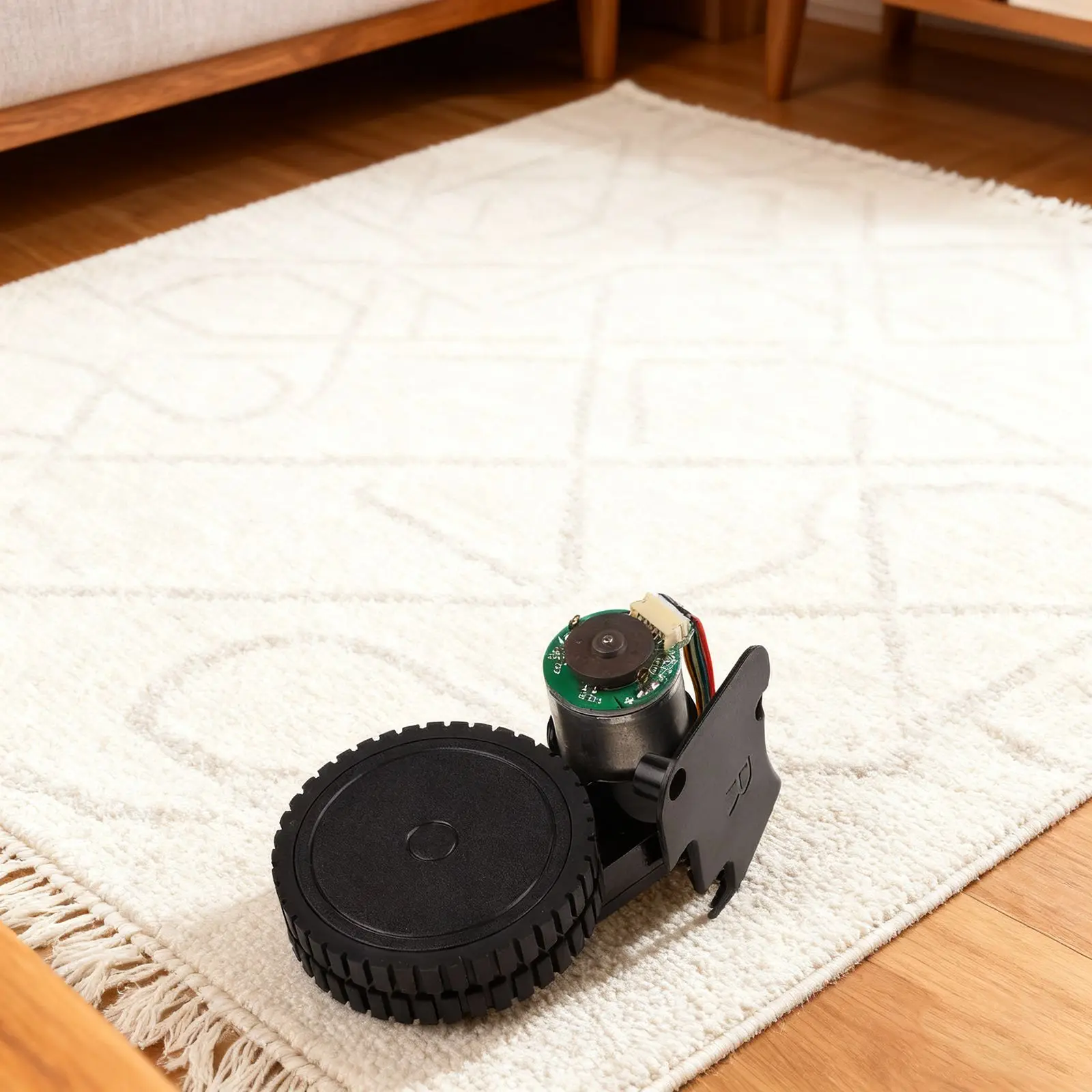 for bobsweep PetHair Robot Vacuum Black Robot Vacuum Cleaner Wheel Set Quiet Operation Smooth Movement Corner Cleaning