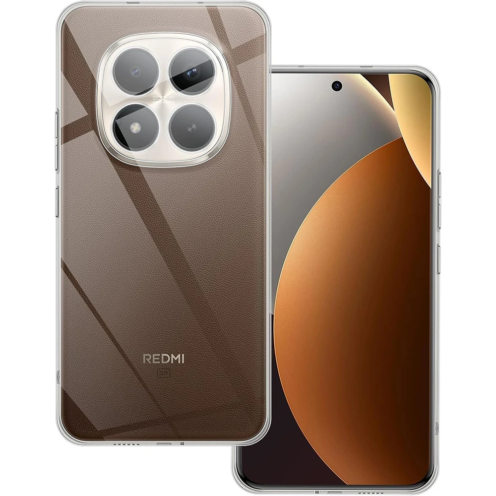 Coque de téléphone arrière en TPU souple transparent ultra-mince pour Xiaomi Redmi Note 15 Pro Plus POCO M8 4G 5G