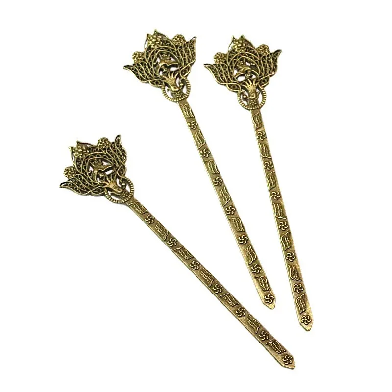 

6Pcs/Lot 37*135MM Antique Bronze Plated Pendant Zinc Alloy Phoenix Bookmark Charms DIY Jewelry Accessories