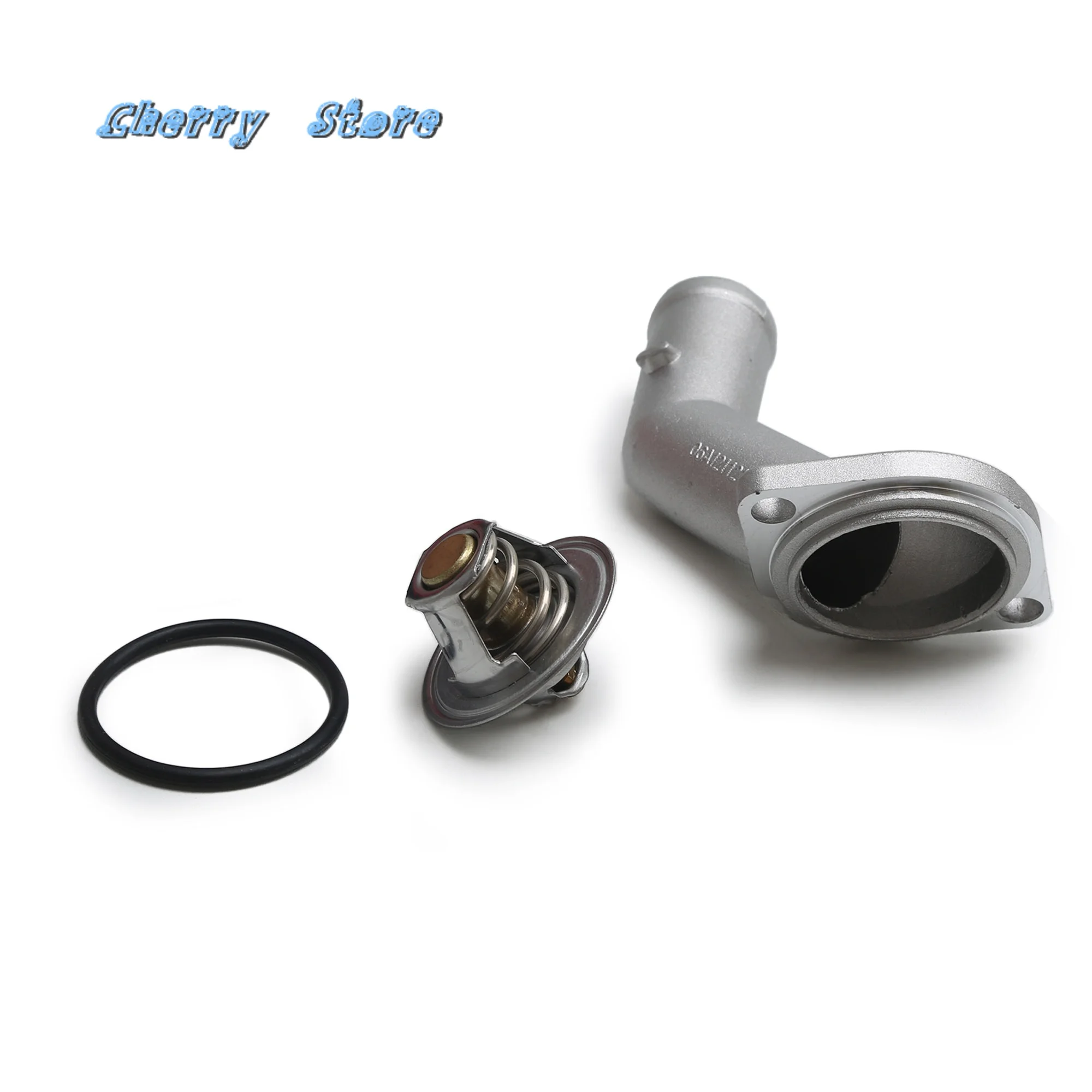 Thermostat Housing & Thermostat Fit For A3 TT 8N3 8N9 Skoda BORA CADDY GOLF JETTA  BEETLE PASSAT POLO SHARAN 06A121121F