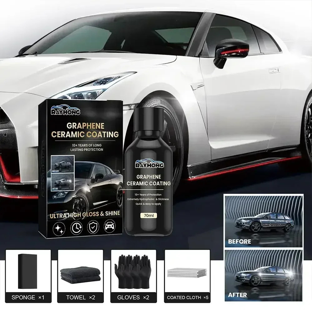 Automotive Graphene Ceramic Coating, Superfluidic Crystal Plating, Waterproof Coating, Sealing Glaze, Maintenance Car Paint