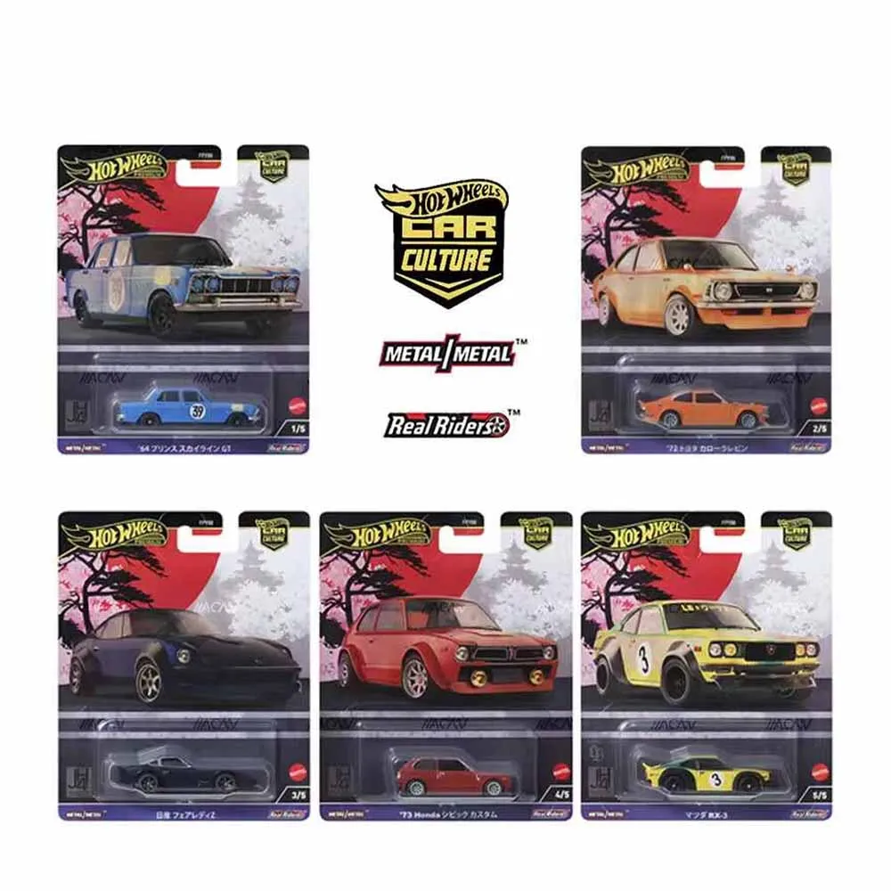 Hot Wheels Car Culture 2024 Japan Historics 4 Fpy86 B 1/64 Collection Diecast Vehicle Model Toys Gift