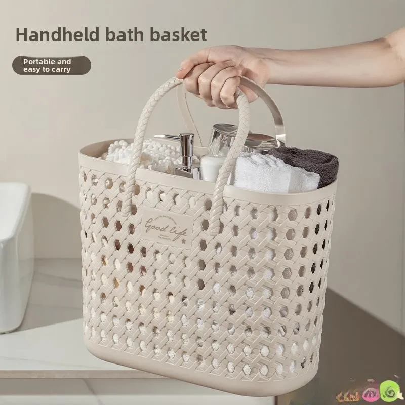 

Корзина для ванной Wier, переносная корзина для хранения, декоративная корзина для ванной комнаты, корзина для белья, корзина для овощей, маленькая корзина для хранения