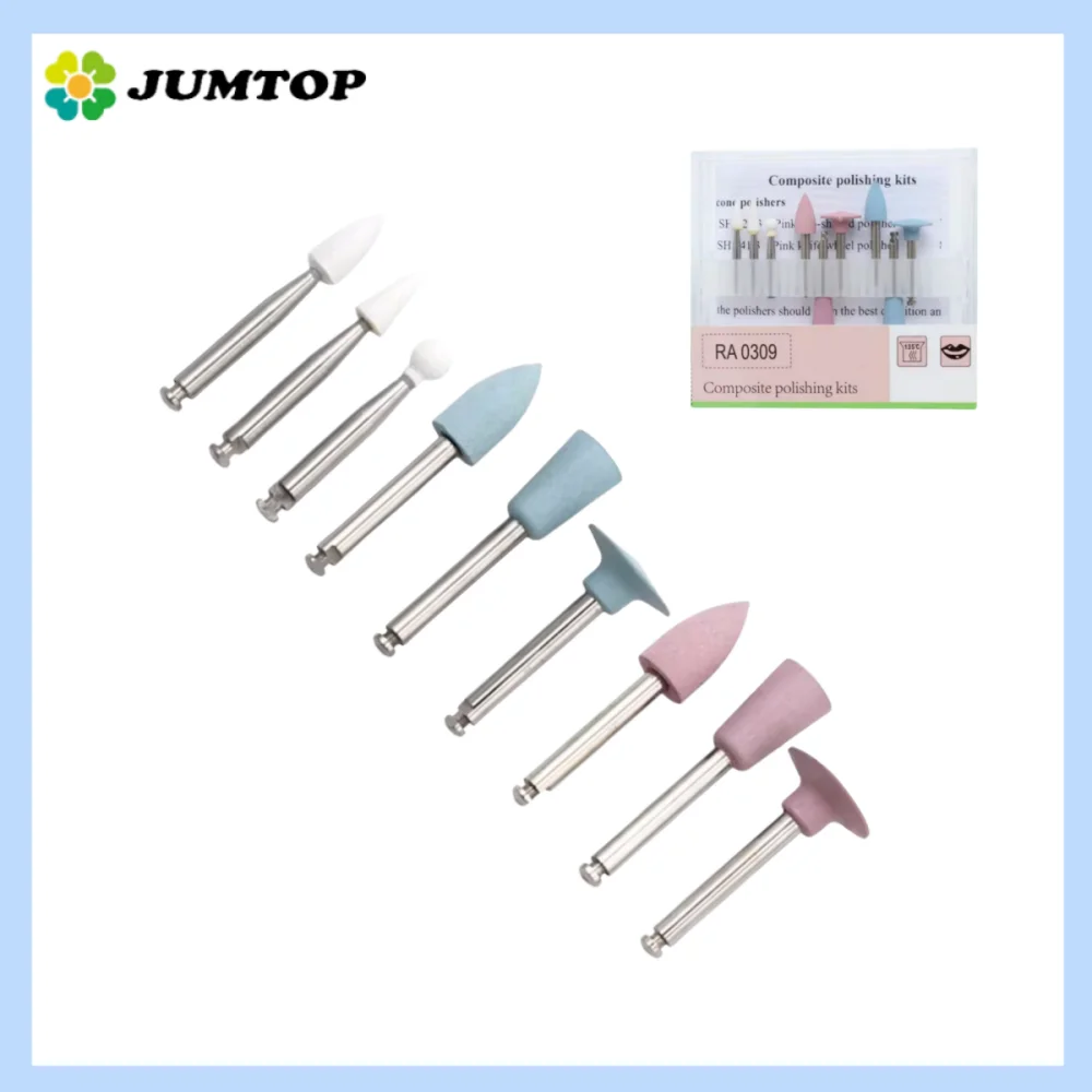 

RA0309 Dental Polishing Kit - Ceramic & Silicone Polishers for Low Speed Handpiece, Contra Angle Restorations