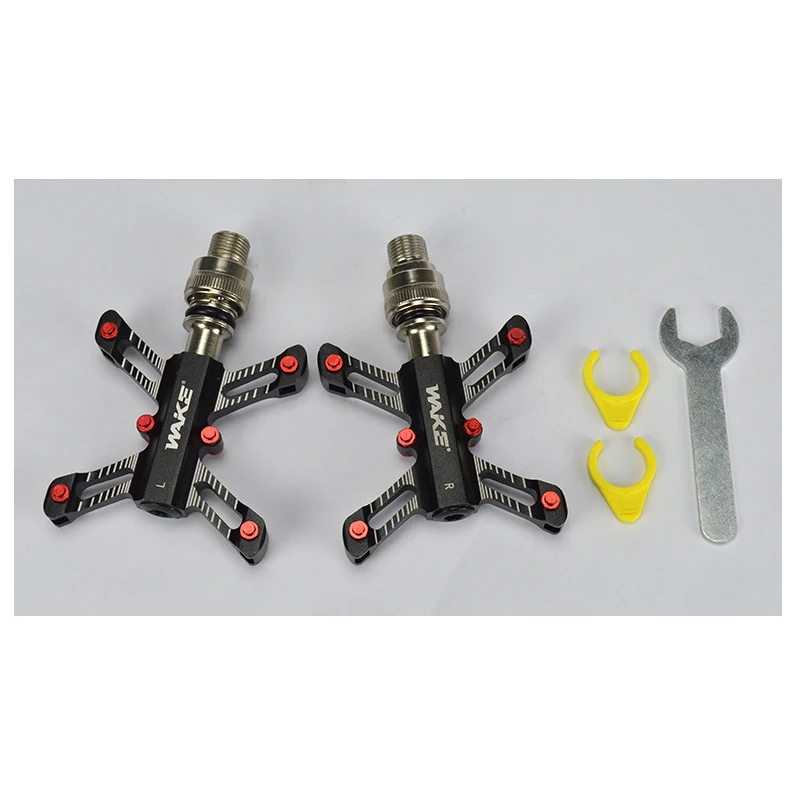 1 Pair Bicycle Quick Release Pedal DU+1 Bearing Aluminum alloy Small Pedal