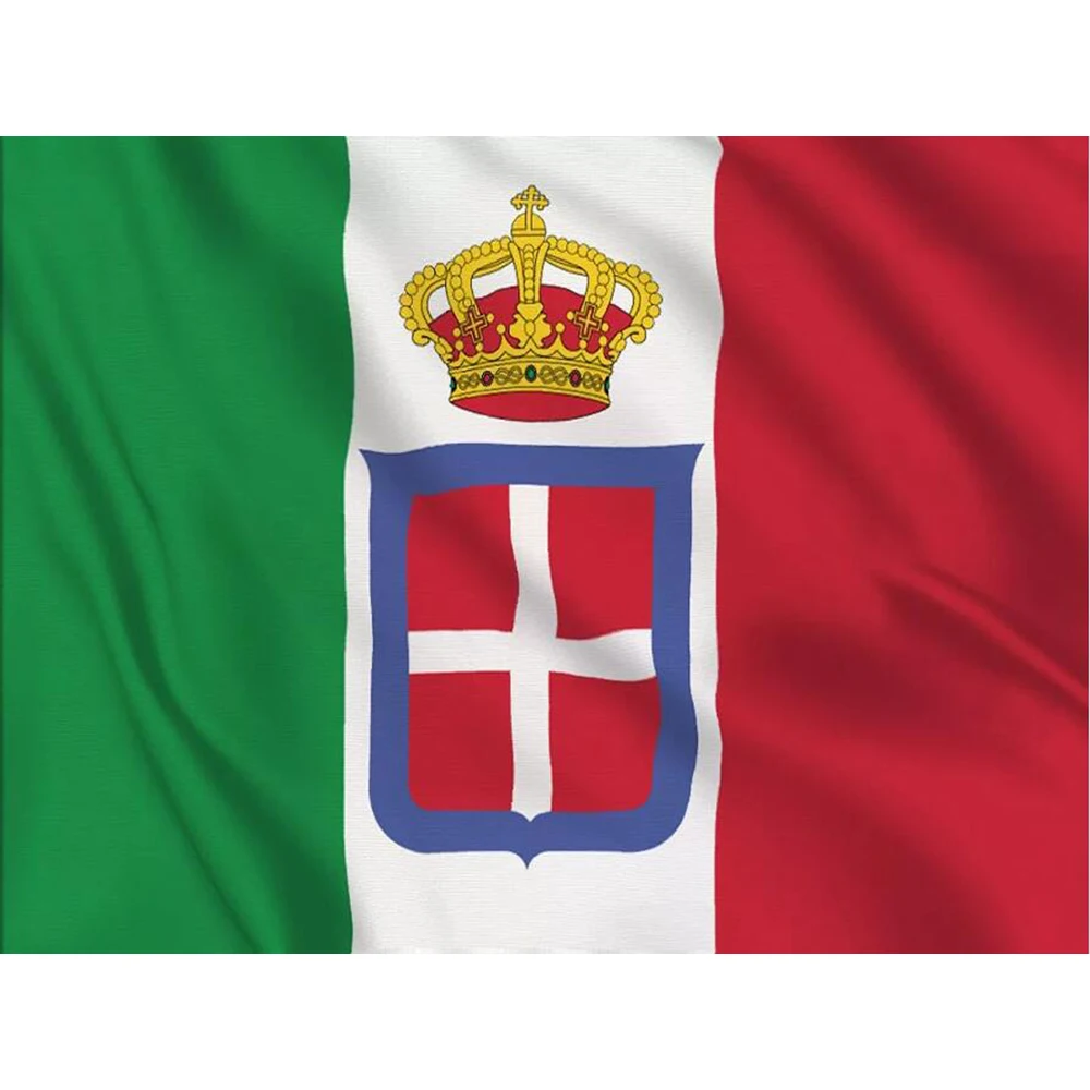 

90x150cm Kingdom Flag with Italy BANNER