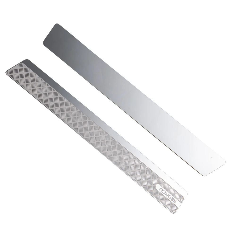 

AXSPEED Stainless Steel Side Antiskid Plate For 1/10 TRX4 TRX-4 RC Crawler Car