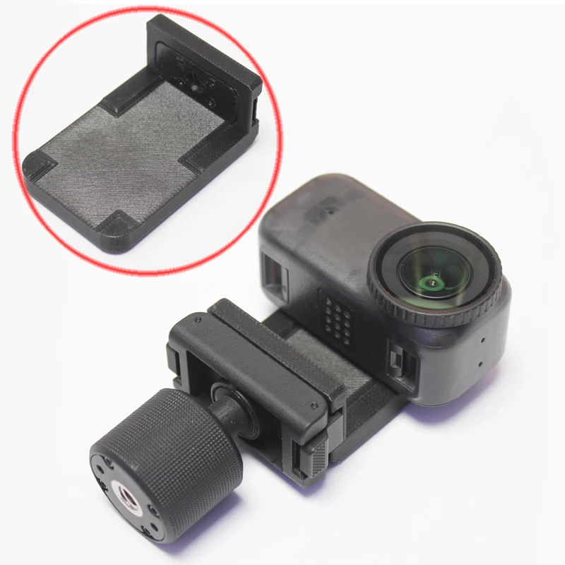 1PC Camera Quick-Release Mount w 1/4-inch Threaded Hole N52 Strong Magnet Suction for DJI Osmo Nano Horizontal/Vertical Vlogging