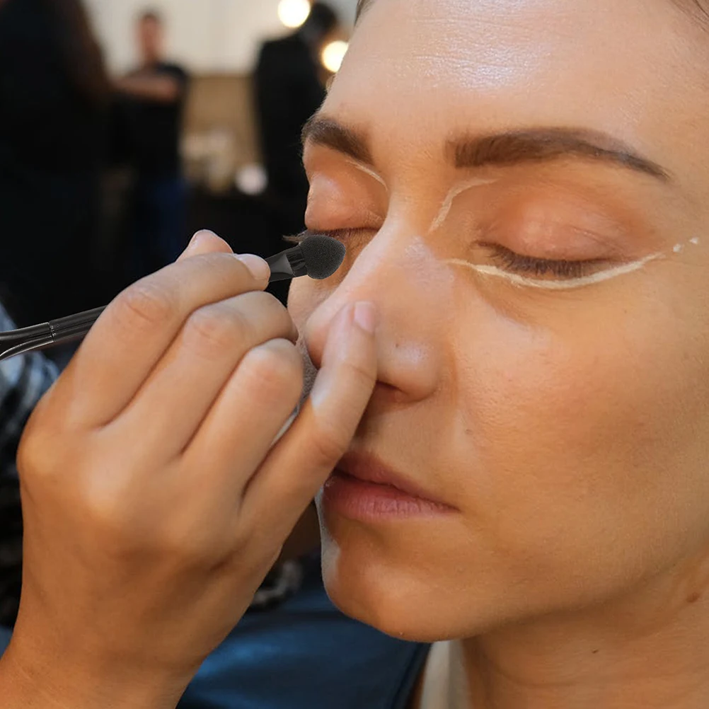 25 bâtonnets de fard à paupières double extrémité avec applicateurs éponge double face pour maquillage professionnel et quotidien, pour femmes et filles, lèvres