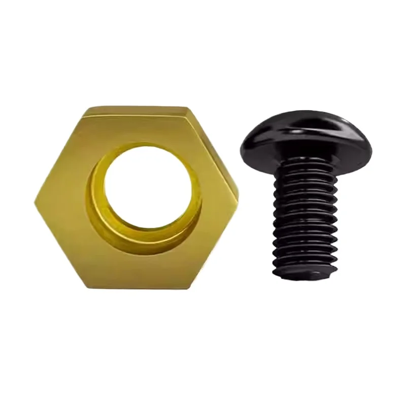 6 Pcs Hexagonal Eccentric Fixture Clamps Stainless Steel Anchor Clamping with Nut for Workholding Thread M4 M5 M6 M8 M10 M12 M16