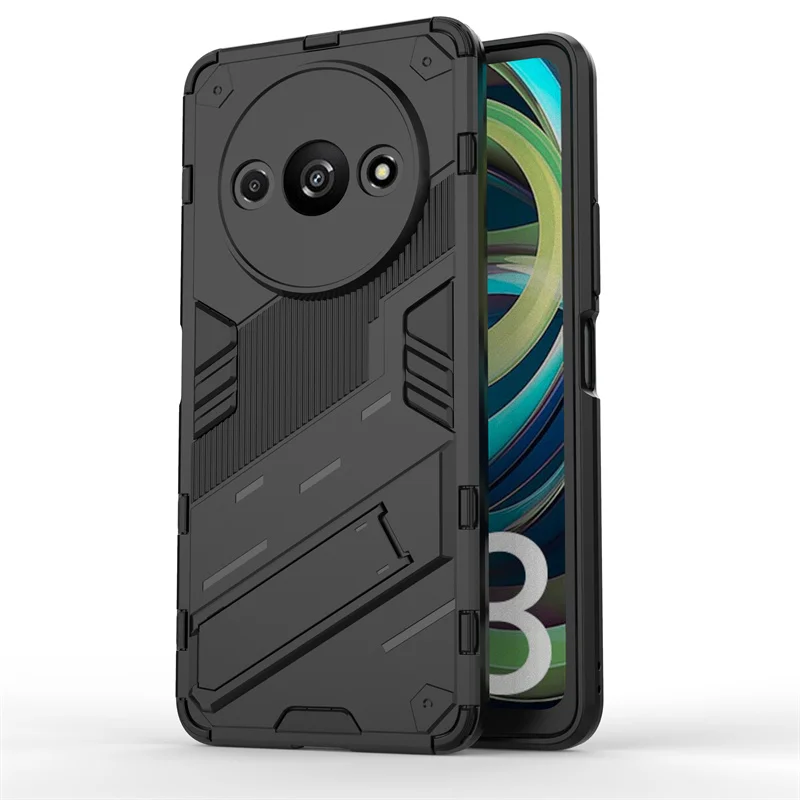 Dla Xiaomi Redmi A3 4G Etui Magnetic Stand Armor Back Cover dla Redmy Readmi Radmi Redme A3 RedmiA3 A 3 3A 4G Etui na telefon Fundas