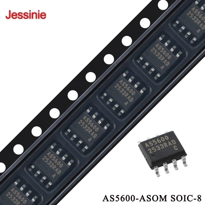 10Pcs/1pc AS5600-ASOM SOIC-8 Magnetic Rotary Position Sensor Magnetic Encoder IC