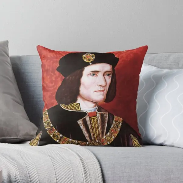 Richard Iii  Printing Throw Pillow Cover Sofa Square Anime Car Office Bed Wedding Decorative Decor Pillows not include One Side