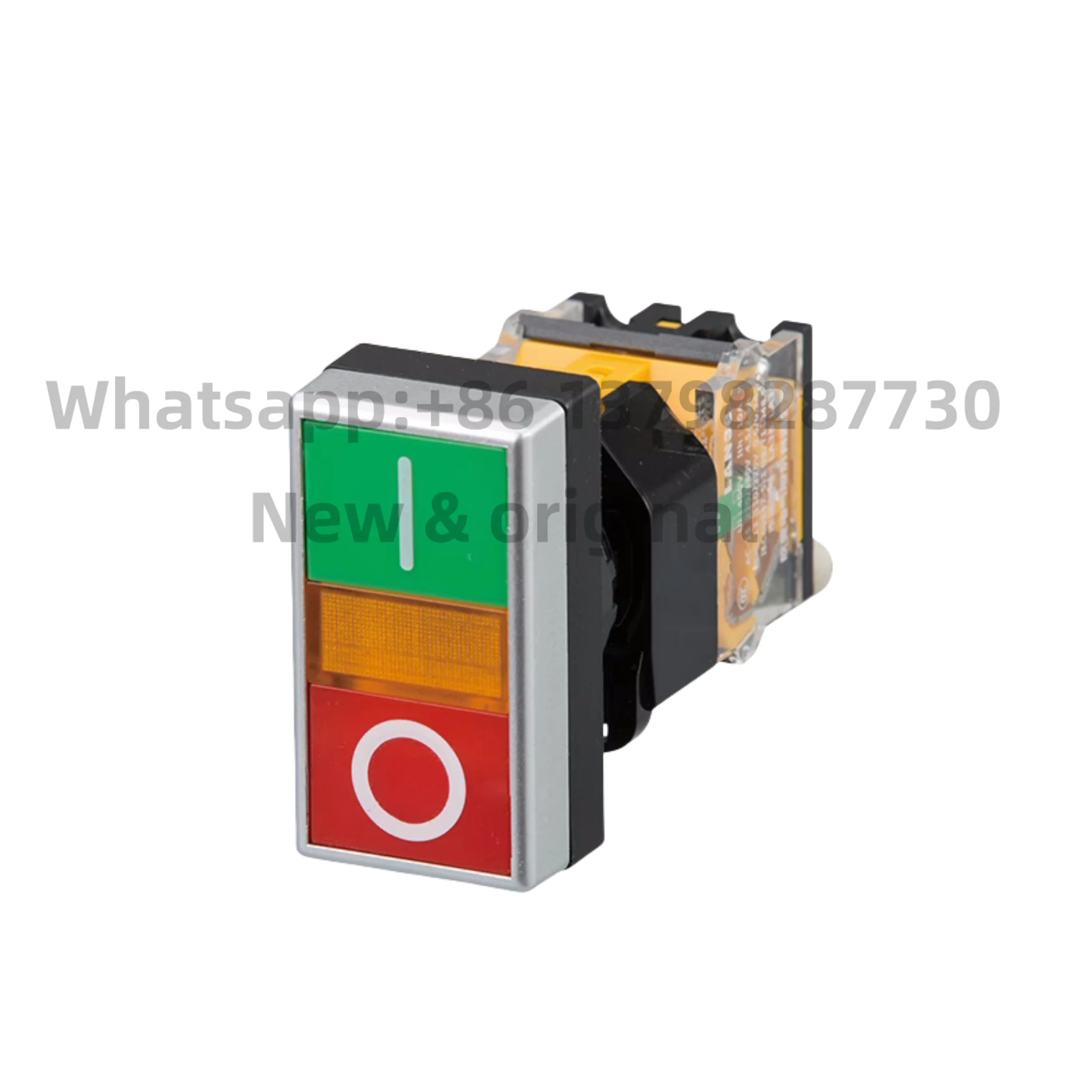 New original Dual position button switch LAN38-22D-11R integrated start stop button