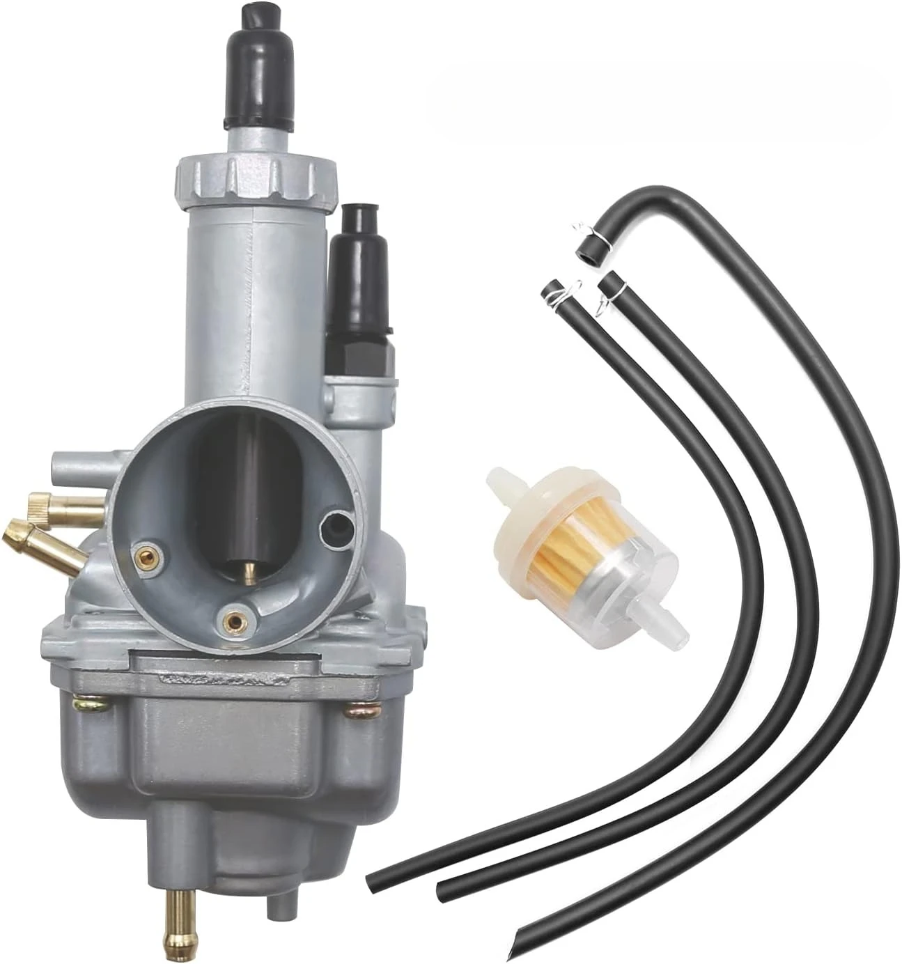 Carburador de Repuesto para Kawasaki Bayou 220 KLF220 KLF 220 1988-1998, Bayou 250 KLF250A KLF 250 2003-2011 ATV Quad Reemplaza 15