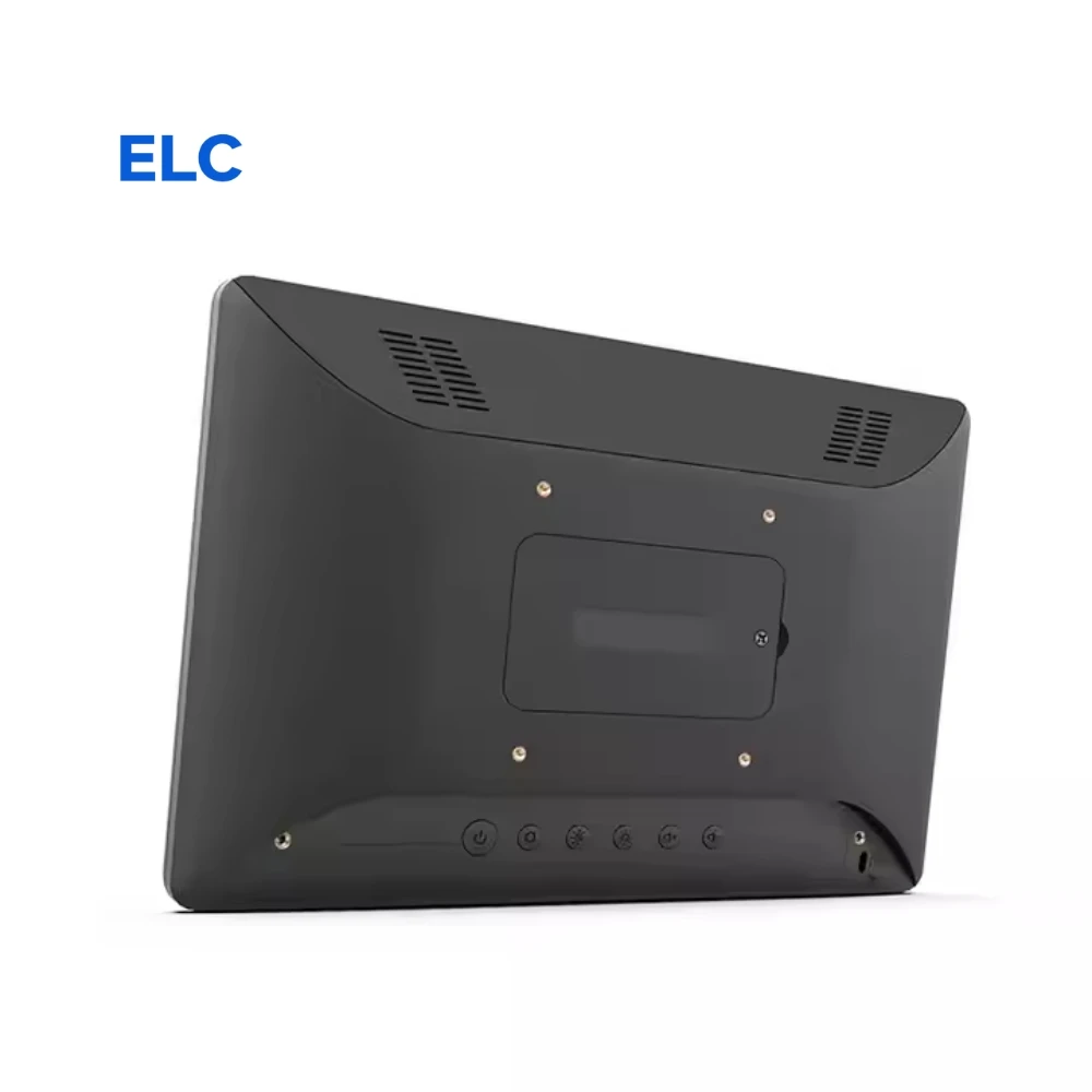 Design Rockchip Android POE Tablet Digital Signage Display Kiosk Business Black Wall Mount 10.1 Inch
