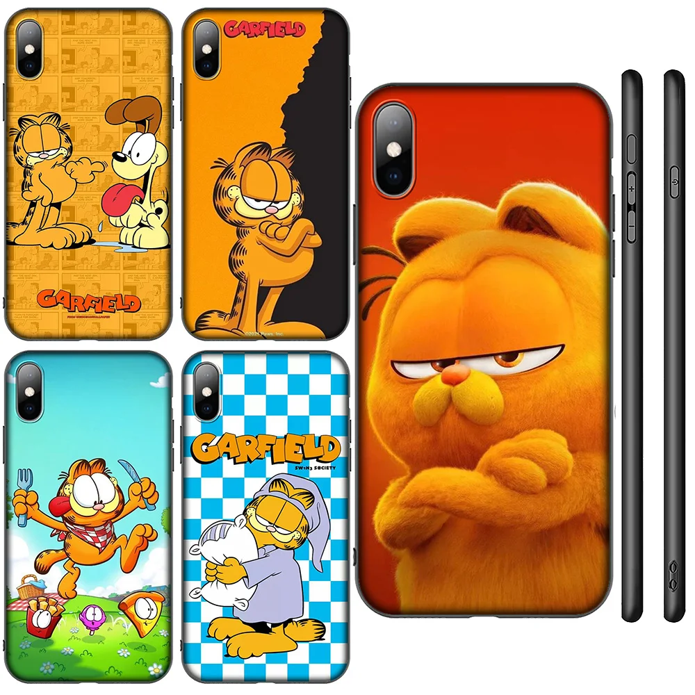 H-69 G-Garfields Cute New Phone Case for iPhone 16 15 14 13 7 8 Pro Max Mini Plus