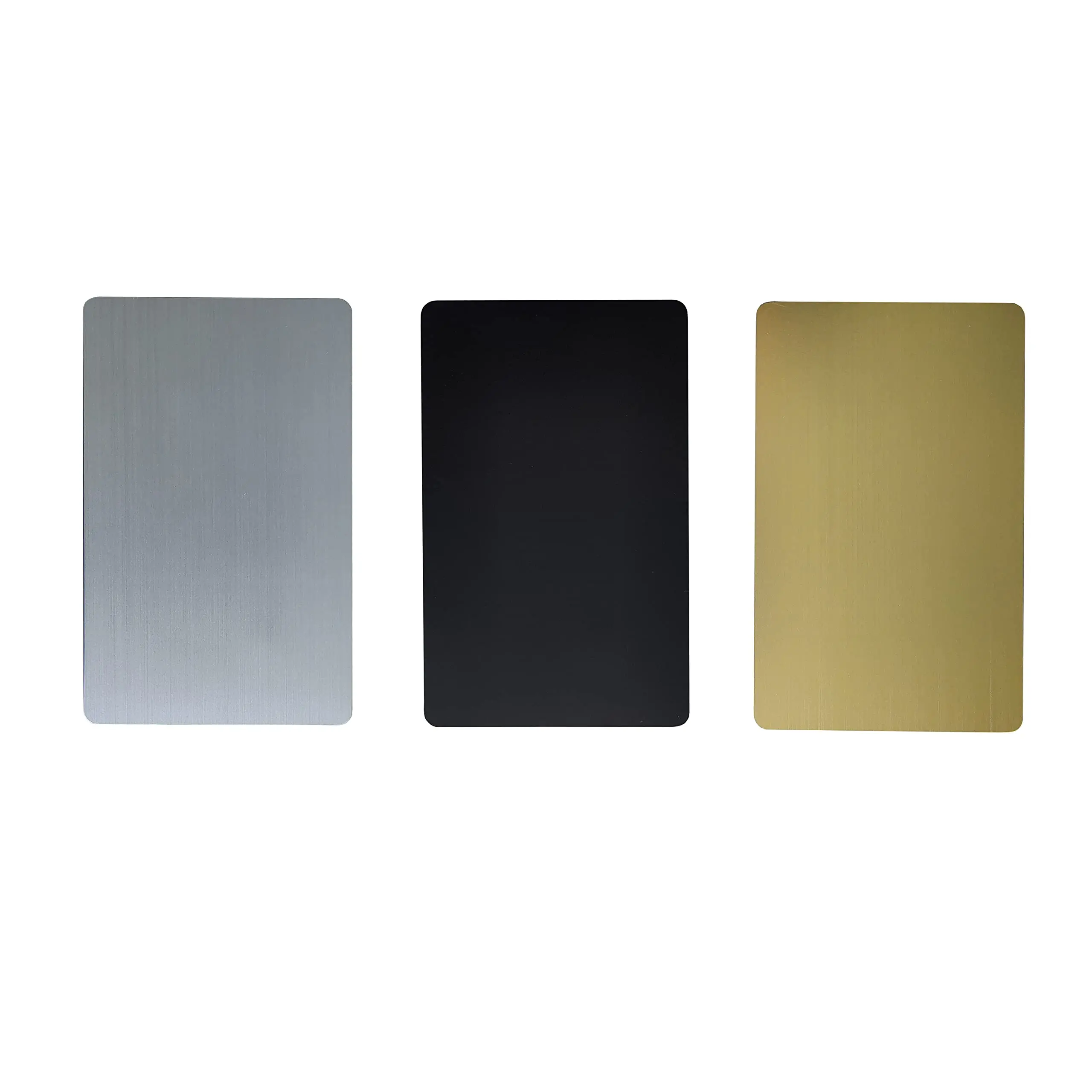 5 عبوات جديدة فاخرة 13.56 ميجا هرتز NFC بطاقات عمل هجينة معدنية PVC فارغة مع 215 شريحة، ليزر قابل للتخصيص على المعدن