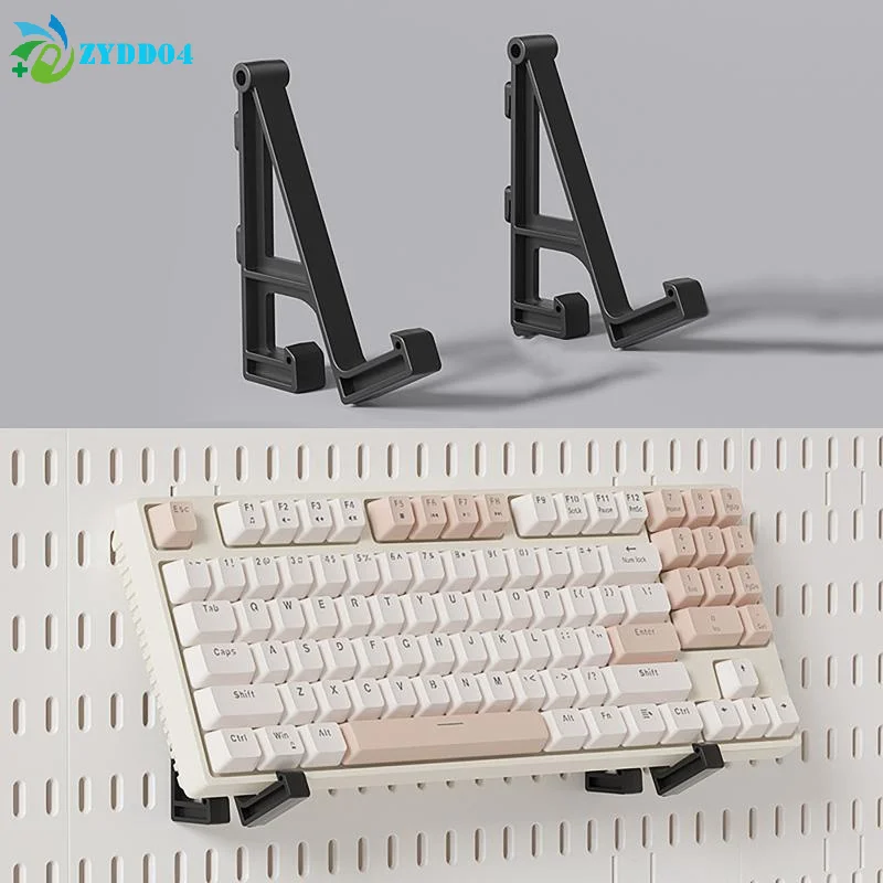●1Set Mechanical Keyboard Wall Hanger ABS Hook For Pegboard Hook Display Wall Perforated Board Mouse Stand