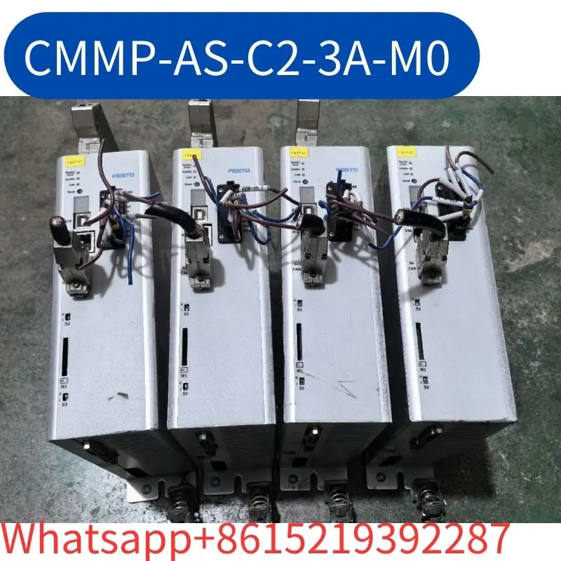 Controlador servo de segunda mão, CMMP-AS-C2-3A-M0, 1622901, teste OK