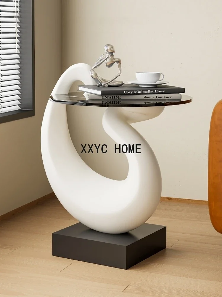 

Creative White Swan Statue Home Decor – Nordic Art Ornaments for Living Room Sofa, Side Table & Coffee Table with Tray Storage