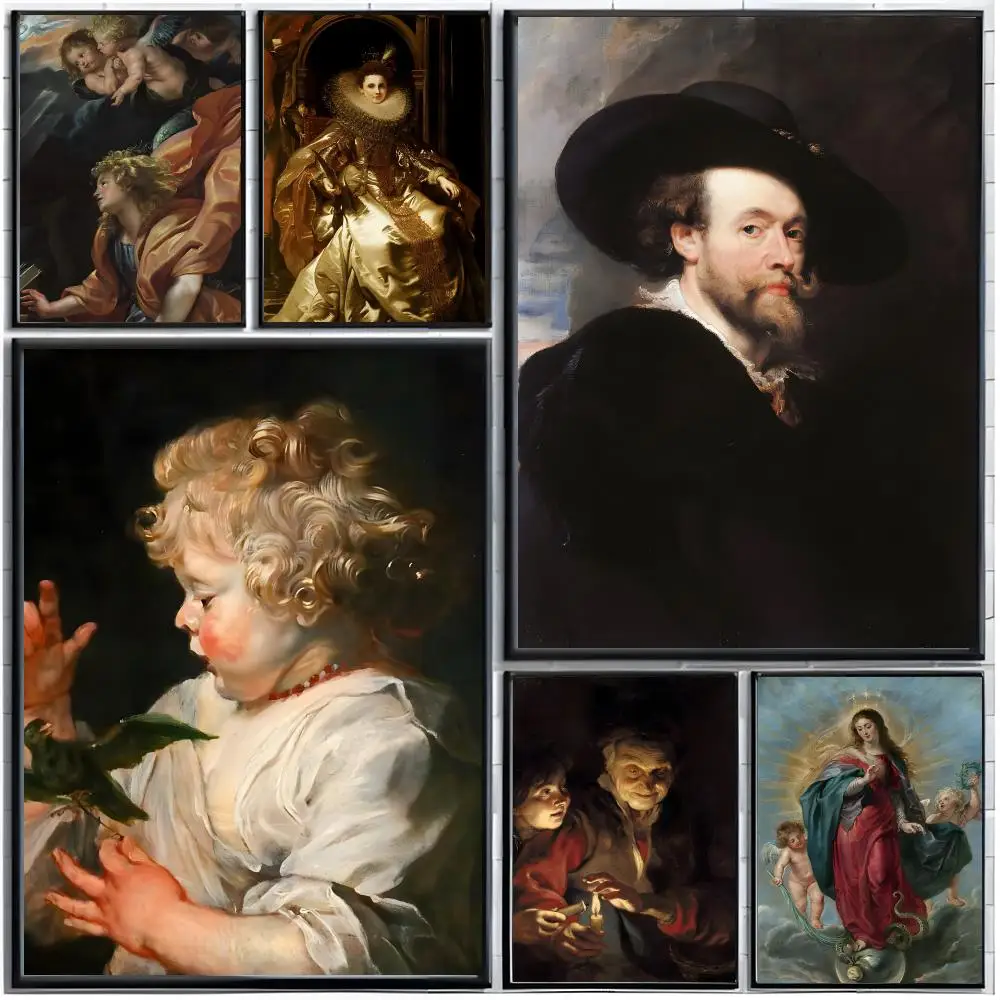 Artist Painting P-Peter Paul Rubens Poster Modern Wall Art Home Decor Living Room Decorative Print Unframed