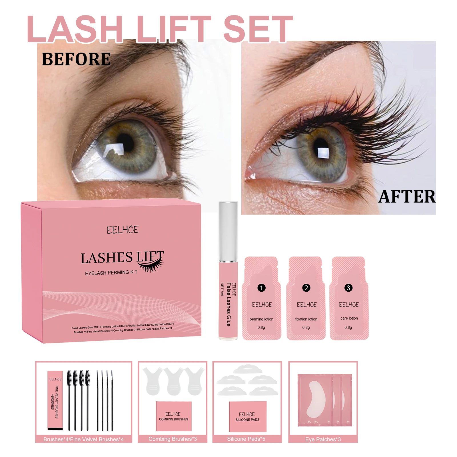 Lash Lifting Semi-Permanent Wimpern Lifting Perming Lotion Fixierung Dropship