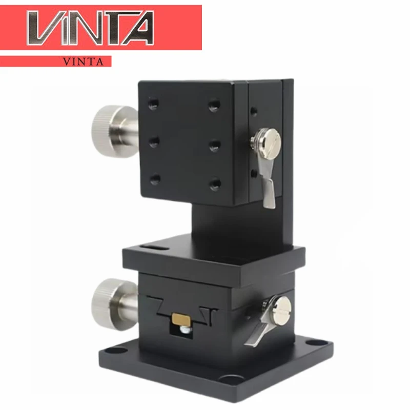 

XZ Axis LWE2542 25*42 Dovetail Groove Sliding Table Manual Platform Rack and Pinion Drive Knob Fine Tuning Slide