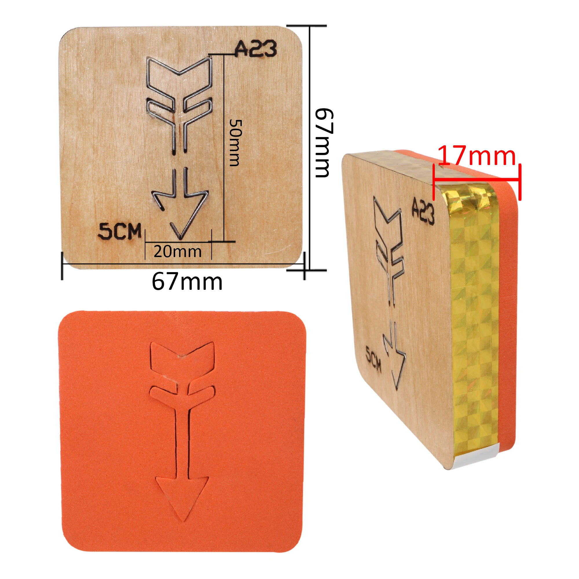 5cm Diy nóż kokardka cięcie drewna kokarda skórzane formy do wykrawania spinki do włosów odpowiednie do zwykłych maszyn typu Big Shot i Sizzix