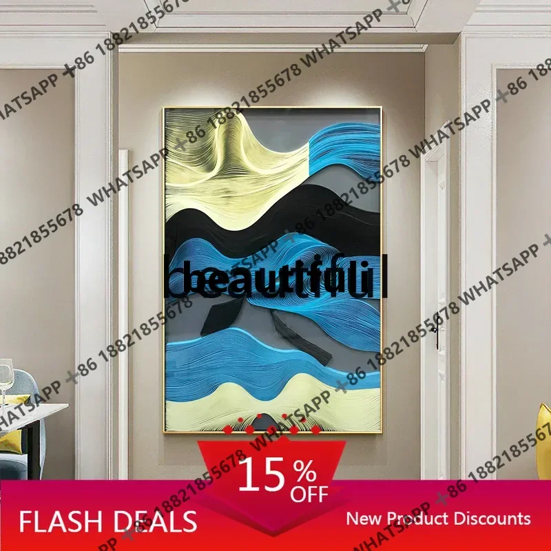zJ Paper art object modern simple entrance corridor hanging painting study hotel art mural