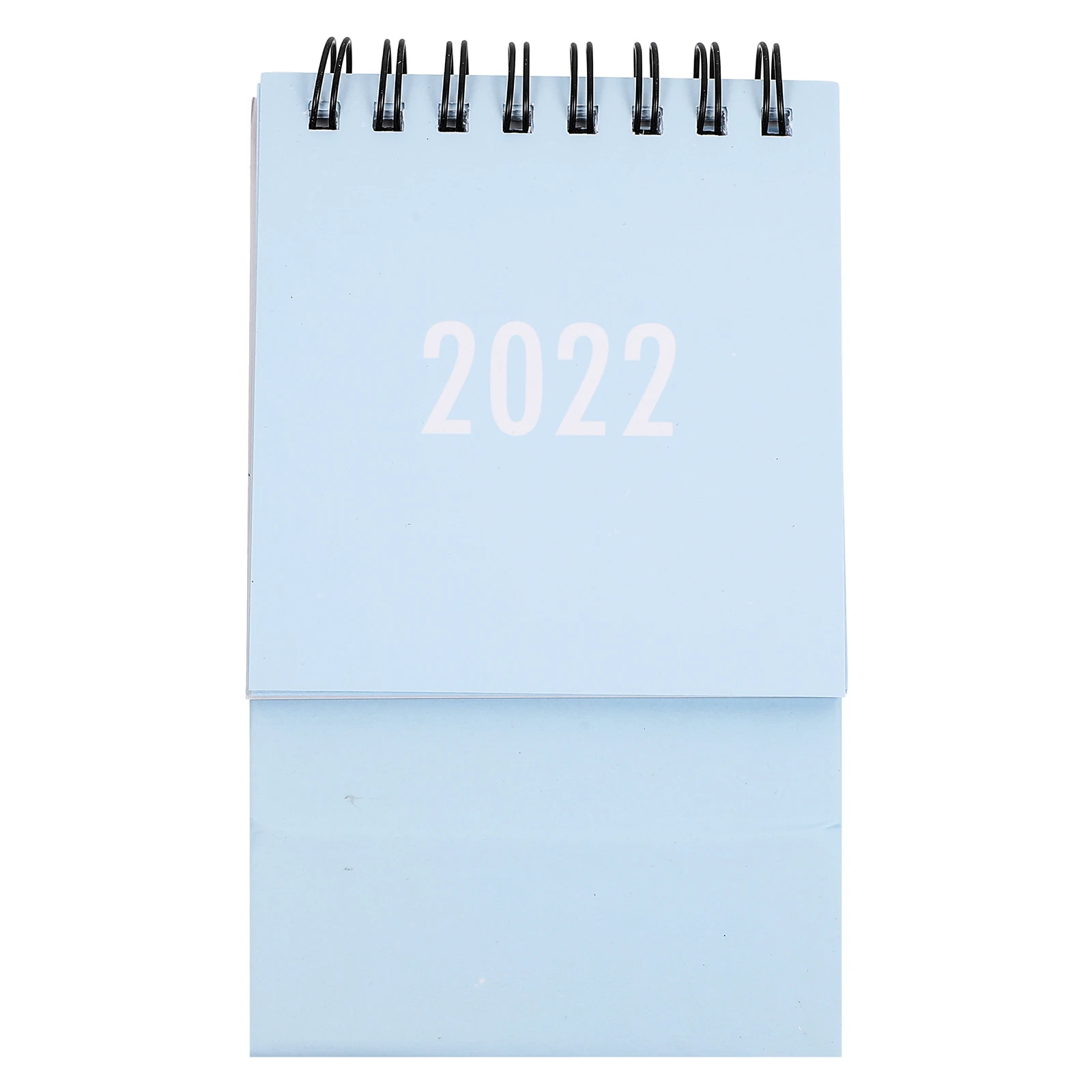 

1pc Desktop Mini 2022 Compact Foldable Planner For Office Home School Paper Calendar Decorative Tabletop Simple Schedule